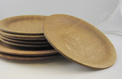 Aage Rendalen - Red/White Oak Dinner Plates, Tung Oil Finish