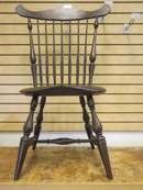 Bill Jenkins - White Pine, Maple, Red Oak Windsor Chair, Milk Paint Finish