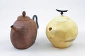 Cody Walker, Holly Teapots, One with Metal Effects Finish
