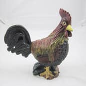 Rollie Sheneman - Chicken Rooster, Basswood, 4″ x 4″ x 12″