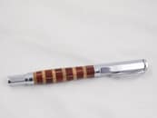 Rob Blader - First Segmented Pen, Cocobolo &amp; Maple with CA Finish