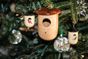 Ron Bishop - Birdhouse Ornaments