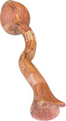 Dan Luttrell - Here’s Looking at You, Red Oak Finished with Linseed Oil, About 19″ Long