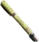 Dan Luttrell - Navigator Pen, Pine Cones in Green Resin. 
